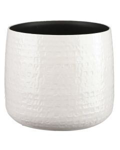 Flower pot, Floyd, ceramic, white, Ø28 xH23.5 cm