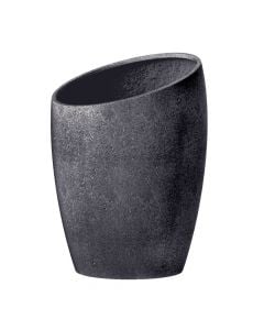 Vazo lulesh, Ares, L, beton, antrasit, 66x66xH90 cm