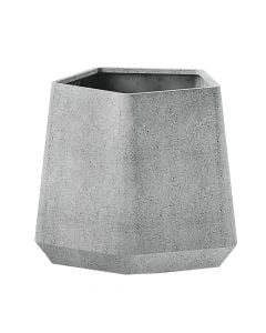Vazo lulesh, Ikarus, M, beton, gri, 74x66.5xH60 cm