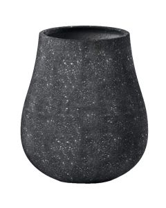 Vazo lulesh, Ash, XXL, beton, antrasit, 88x88xH100 cm