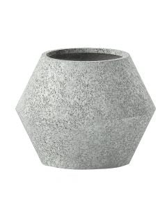 Vazo lulesh, Tuna, M, beton, gri, 64x64xH50 cm