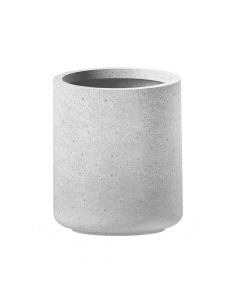 Vazo lulesh, Atlas, M, beton, gri, 37x37xH54 cm