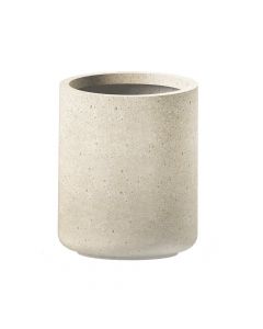 Vazo lulesh, Atlas, M, beton, krem, 37x37xH54 cm