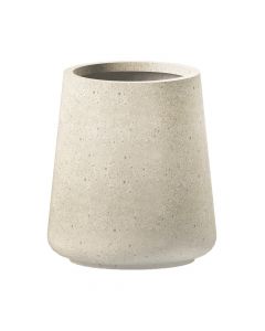 Vazo lulesh, Atlas, L, beton, krem, 55x55xH72 cm