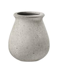 Vazo lulesh, Ra, XL, beton, gri, 61x61xH80 cm