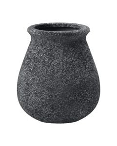 Vazo lulesh, Ra, XL, beton, antrasit, 61x61xH80 cm
