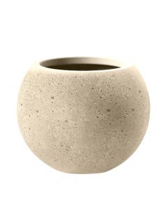 Vazo lulesh, Artemis, L, beton, krem, 60x60xH51 cm