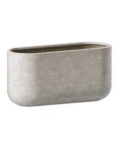 Vazo lulesh, Odin, L, beton, krem, 100x36xH50 cm