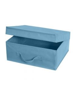 Storage box size:41x35xH20cm color:light blue B34 cover will be not split