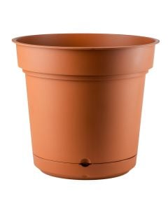 Flower pot, Hydral, round, plastic, terracotta, Ø33xH30 cm