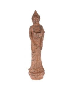 Statujë dekorative, Buddha, oksid magnezi, kafe, 17x15.5xH60 cm