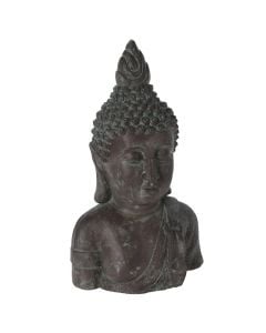 Statujë dekorative, Buddha, oksid magnezi, gri, 32x22xH53 cm