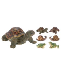 Dekorues kopshti, poliston, të ndryshme, 13.5x9.5xH6.5 cm