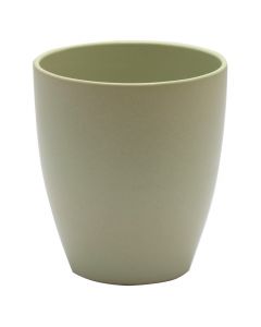 Flower pot, ceramic, white, Ø13xH15 cm