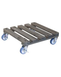 Multi roller, Anthracite, pine, brown, 40x40 cm, 200 kg