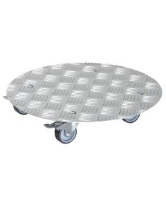 Transportues vazo lulesh, Alaska, metalike, e zezë, Ø38 cm, 100 kg