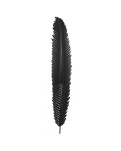 Garden decoration, Feather, metal, black, 28xH162 cm