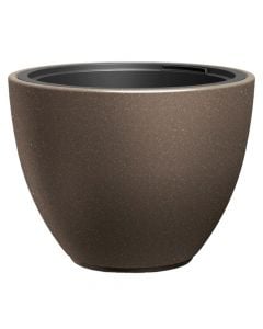 Flower pot, Heos Eco, plastic, brown, 56.9xH43.5 cm