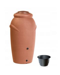 Water tank, Aqua Can, plastic, terracotta, 59.6xH118.3 cm, 210 lt