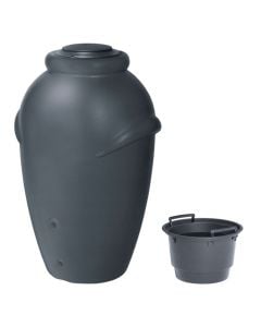 Water tank, Aqua Can, plastic, anthracite, 80xH120 cm, 360 lt