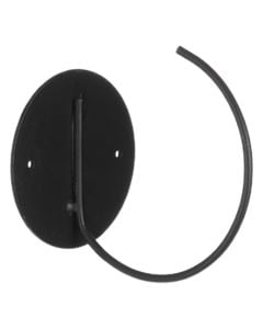 Wall hook for flowerpot, Idse, metal, black, 10x8xH9.5 cm
