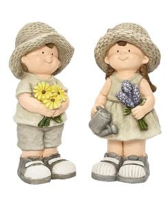 Dekorues kopshti, polimagnez, të ndryshme, 19.5x18.5xH42.5 cm