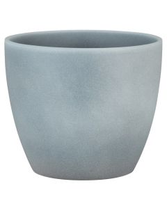 Flower pot, ceramic, grey, Ø28xH25.2cm