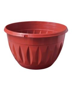 Flower pot, Macrame, plastic, terracotta, Ø23xH35.2 cm