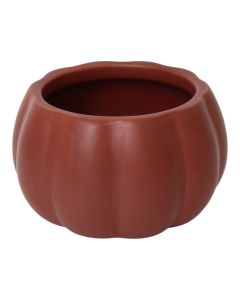 Decorative vase, porcelain, brown