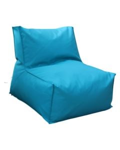 Pouffe, polyester, water resistant, polystyrene foam, turkuaz, 80x70xH35 cm