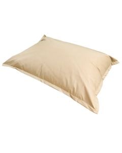 Pouffe, polyester, waterproof, polystyrene foam, beige, 140x180xH25 cm