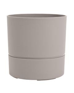 Vazo lulesh, plastike, Greige, ø20 cm