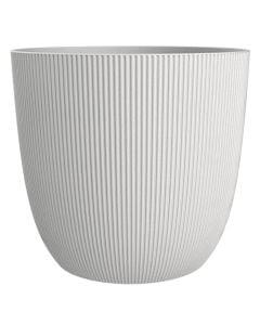 Flower pot, Novelty, plastic, ivory, Ø18.5 cm