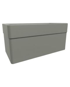 Vazo lulesh, plastike, gri antracit, 78x39xH39cm
