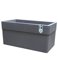 Flower pot, plastic, taupe, 78x39xH39cm