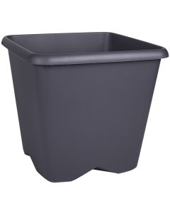 Vazo lulesh, plastike, gri antracit, Ø40xH40 cm