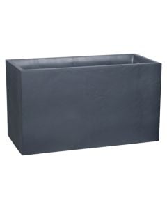 Flower pot, plastic, anthracite grey, 99.5x39.5x60cm