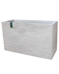 Vazo lulesh, plastike gri e hapur, 99.5x39.5x60cm