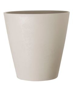 Flower pot, plastic, white stone, Ø42xH41 cm