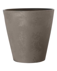 Flower pot, plastic, dark beige, Ø42xH41 cm