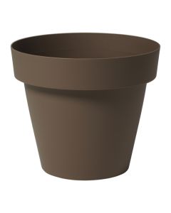 Flower pot, plastic, dark beige, Ø29xH25.5 cm