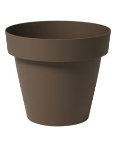 Flower pot, plastic, dark beige, Ø33xH29 cm