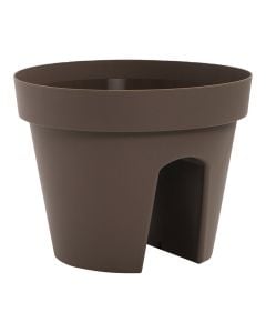 Flower pot, plastic, dark beige, Ø29xH22,5 cm
