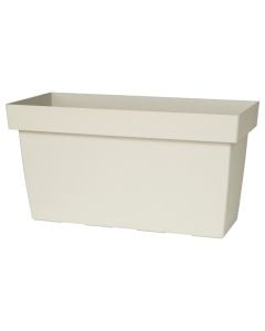 Flower pot, plastic, stone white, 80x37xH42 cm