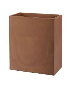 Flower pot, plastic, corten, 65x35xH80 cm
