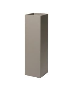 Flower pot, plastic, dove gray, 26x26xH95 cm