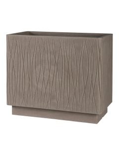 Vazo lulesh, plastike, kafe, 64,5x34,5xH55 cm