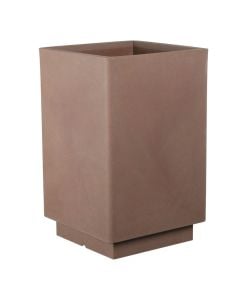 Flower pot, plastic, havana, 34,5x34,5xH55 cm