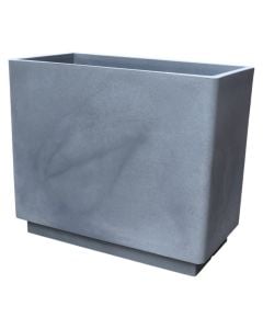 Flower pot, plastic, antique grey, 64,5x34,5xH55 cm