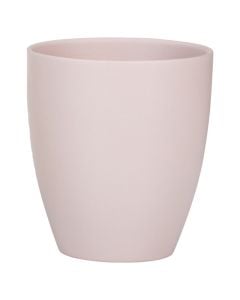 Flower pot, ceramic, powder rose, ø13xH15 cm